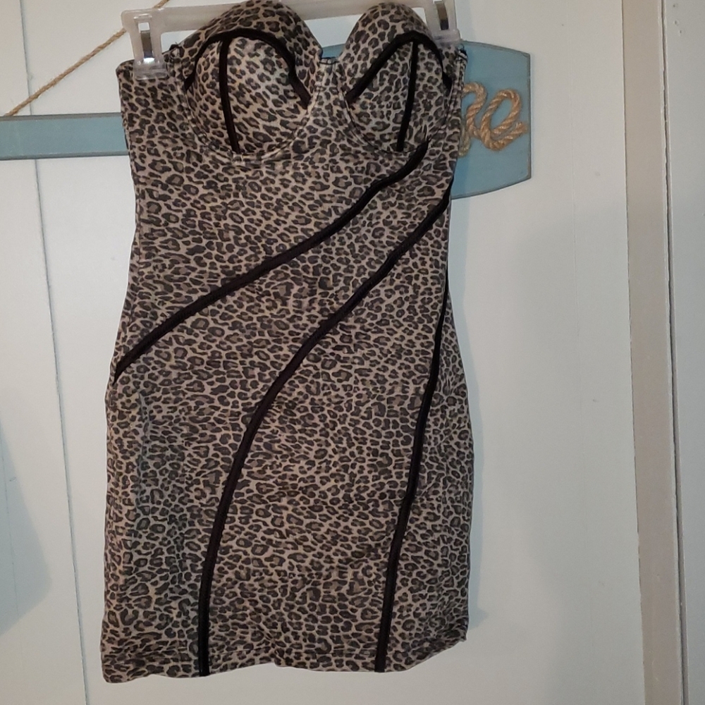 Cheetah Print Bodycon Dress